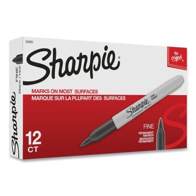 BLACK SHARPIE FINE POINTPERMANENT M